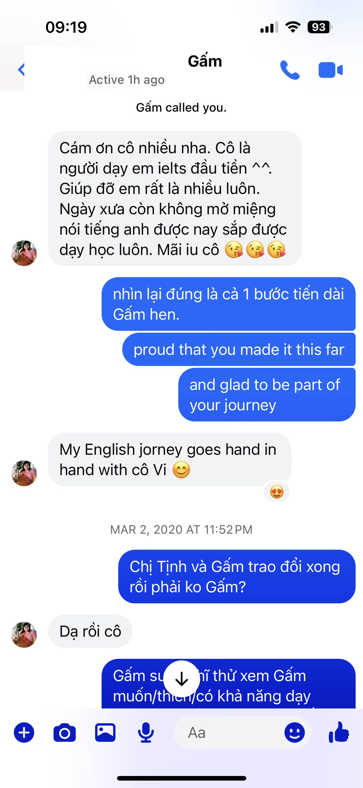 Gấm, sắp được dạy học