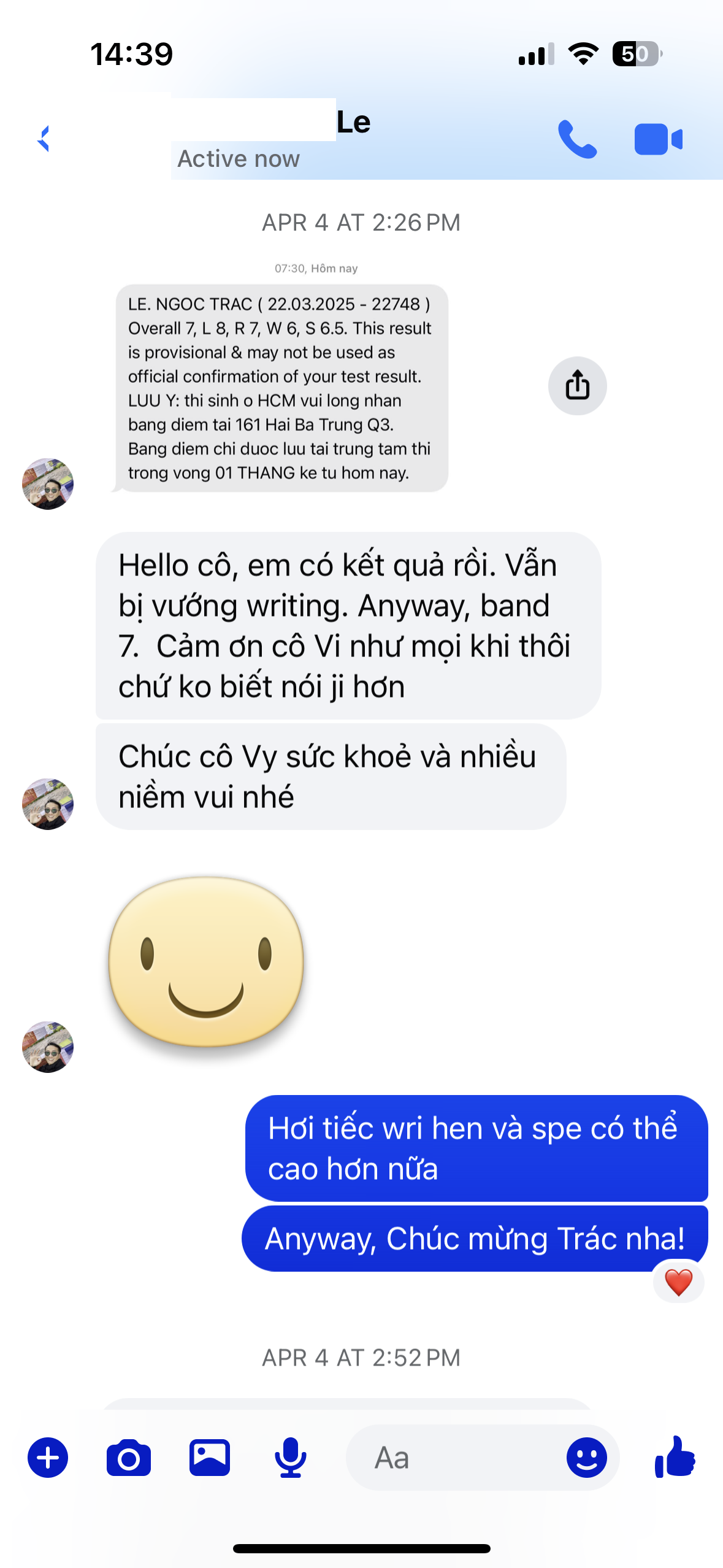 Trác báo kết quả đợt 2